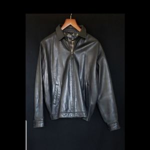 Polo Ralph Lauren Leather sz Large Black